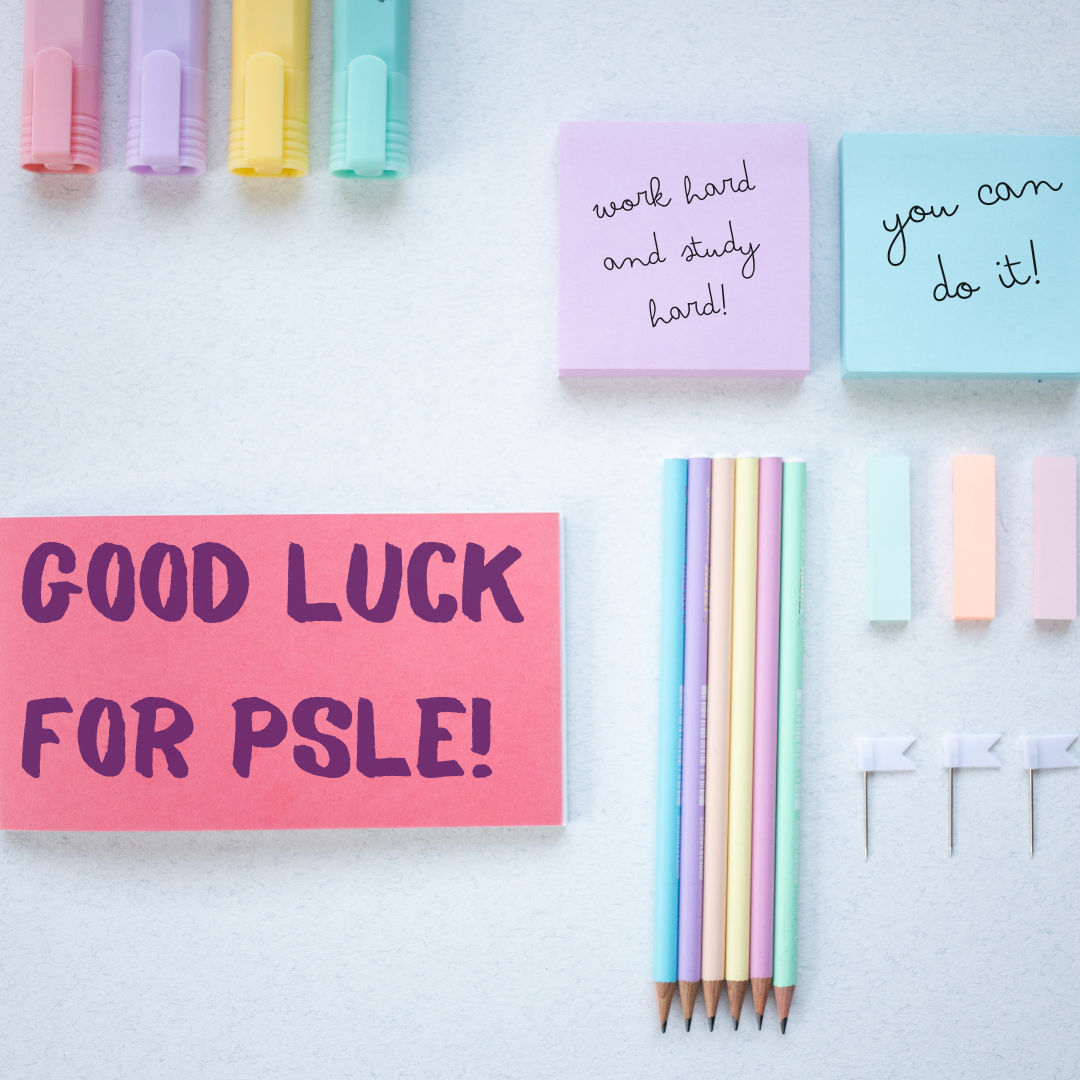 Good Luck For PSLE Benjamin Maths