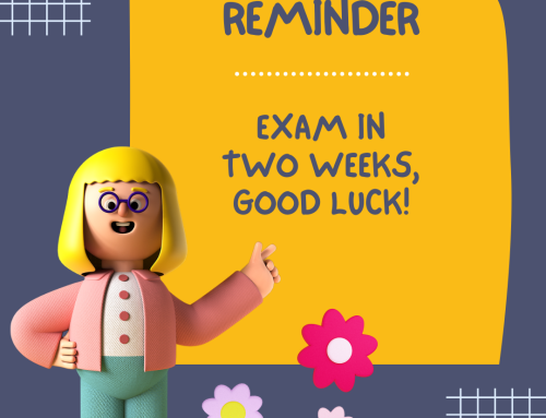 Good Luck! You can do it!